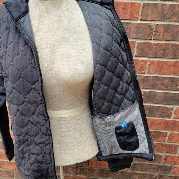 Brooks Shelter Technology Women's Black Hybrid Quilted Full Zip Jacket Large - Picture 6 of 14